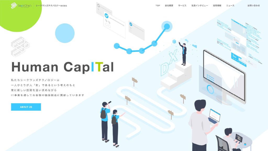シークワンズテクノロジー株式会社さま コーポレートサイト